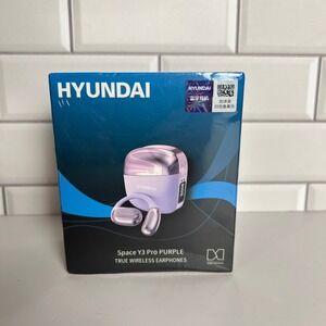 HYUNDAI‎ Wireless Earphones Space Y3 Pro Purple True Touch Control Long Battery